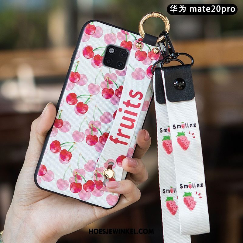 Huawei Mate 20 Pro Hoesje Zacht Scheppend Eenvoudige, Huawei Mate 20 Pro Hoesje Roze Persoonlijk