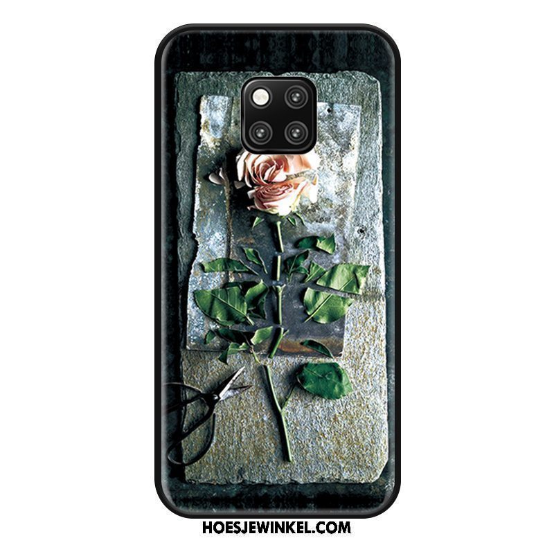 Huawei Mate 20 Rs Hoesje All Inclusive Licht Hoes, Huawei Mate 20 Rs Hoesje Siliconen Zwart