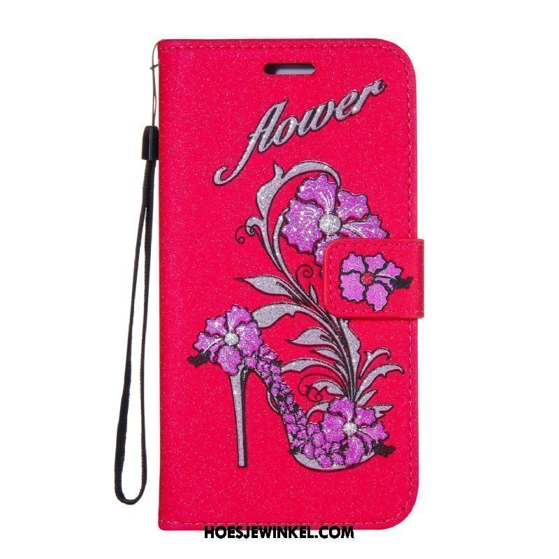 Huawei Mate 20 Rs Hoesje Blauw Met Strass Mobiele Telefoon, Huawei Mate 20 Rs Hoesje Roze Kaart