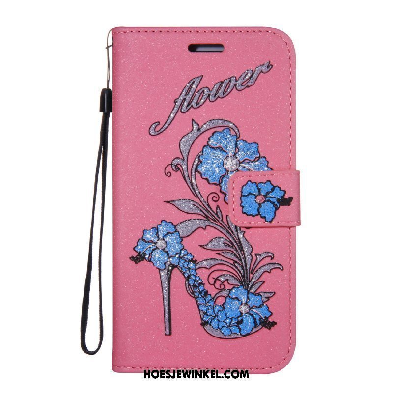 Huawei Mate 20 Rs Hoesje Blauw Met Strass Mobiele Telefoon, Huawei Mate 20 Rs Hoesje Roze Kaart