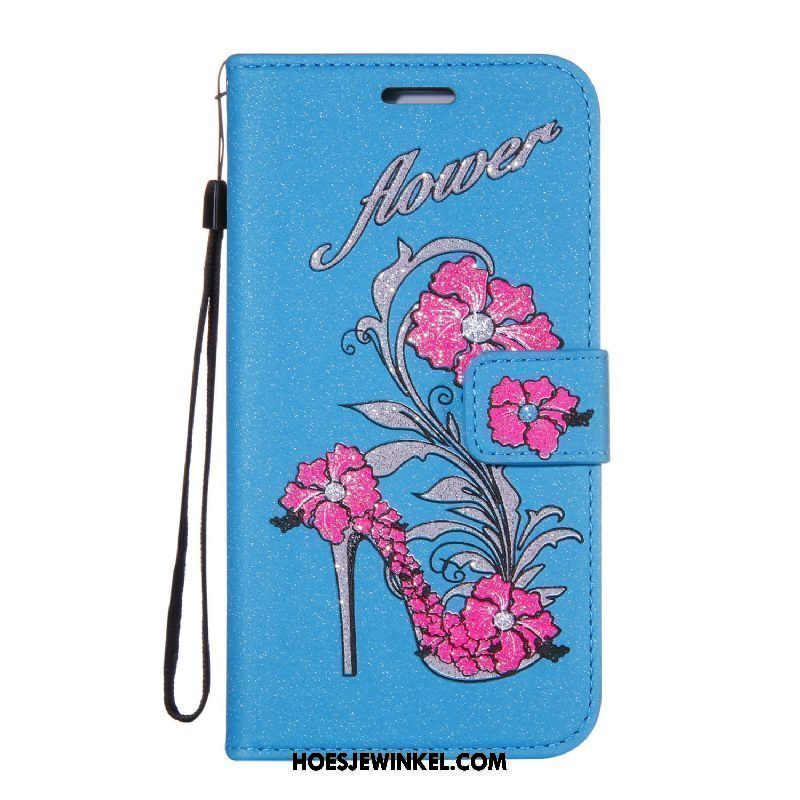 Huawei Mate 20 Rs Hoesje Blauw Met Strass Mobiele Telefoon, Huawei Mate 20 Rs Hoesje Roze Kaart