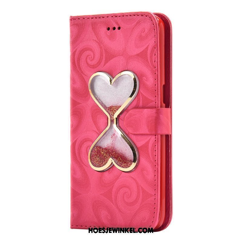 Huawei Mate 20 Rs Hoesje Drijfzand Folio Roze, Huawei Mate 20 Rs Hoesje Ster Mobiele Telefoon