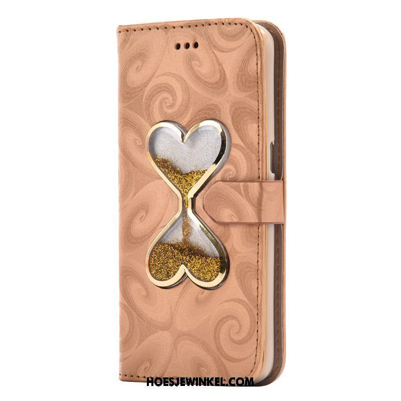 Huawei Mate 20 Rs Hoesje Drijfzand Folio Roze, Huawei Mate 20 Rs Hoesje Ster Mobiele Telefoon