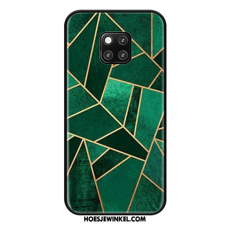 Huawei Mate 20 Rs Hoesje Geometrie Eenvoudige Siliconen, Huawei Mate 20 Rs Hoesje Schrobben Vers