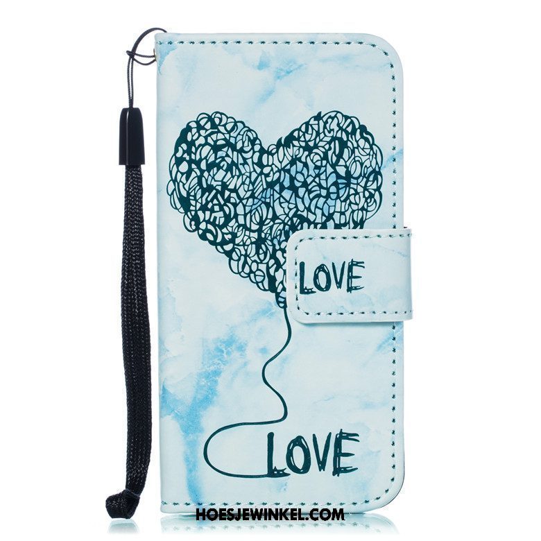 Huawei Mate 20 Rs Hoesje Mobiele Telefoon Grijs Liefde, Huawei Mate 20 Rs Hoesje Folio Leren Etui