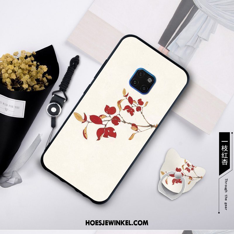 Huawei Mate 20 Rs Hoesje Persoonlijk Siliconen Wit, Huawei Mate 20 Rs Hoesje Kunst Hanger