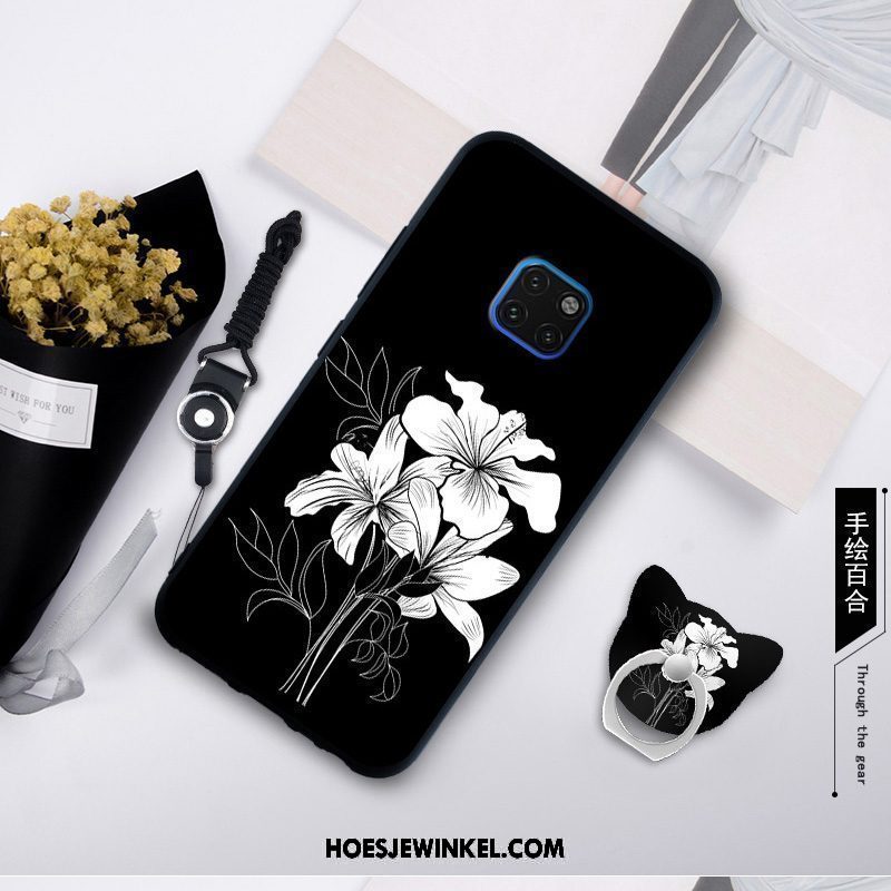 Huawei Mate 20 Rs Hoesje Persoonlijk Siliconen Wit, Huawei Mate 20 Rs Hoesje Kunst Hanger