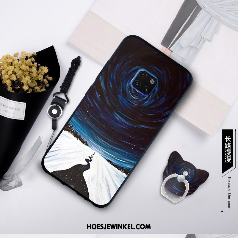 Huawei Mate 20 Rs Hoesje Persoonlijk Siliconen Wit, Huawei Mate 20 Rs Hoesje Kunst Hanger
