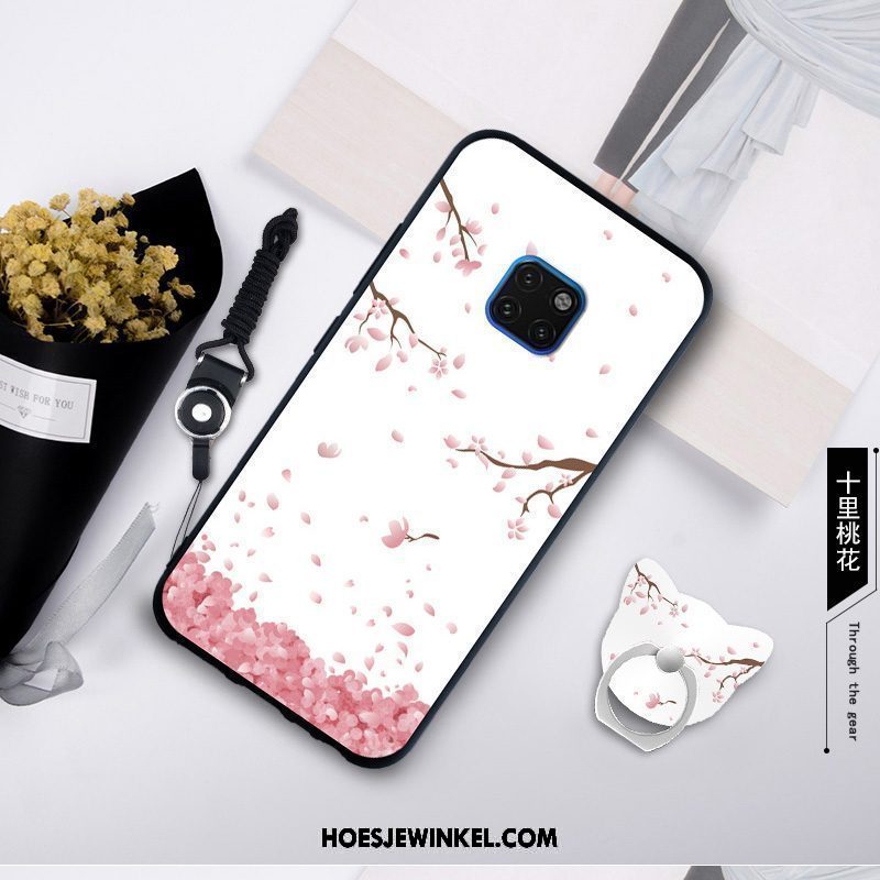 Huawei Mate 20 Rs Hoesje Persoonlijk Siliconen Wit, Huawei Mate 20 Rs Hoesje Kunst Hanger