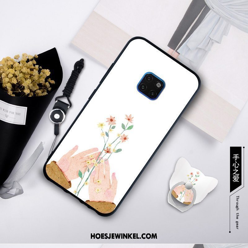 Huawei Mate 20 Rs Hoesje Persoonlijk Siliconen Wit, Huawei Mate 20 Rs Hoesje Kunst Hanger