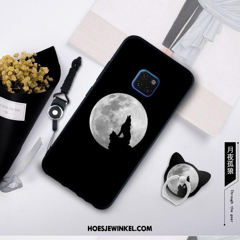 Huawei Mate 20 Rs Hoesje Persoonlijk Siliconen Wit, Huawei Mate 20 Rs Hoesje Kunst Hanger