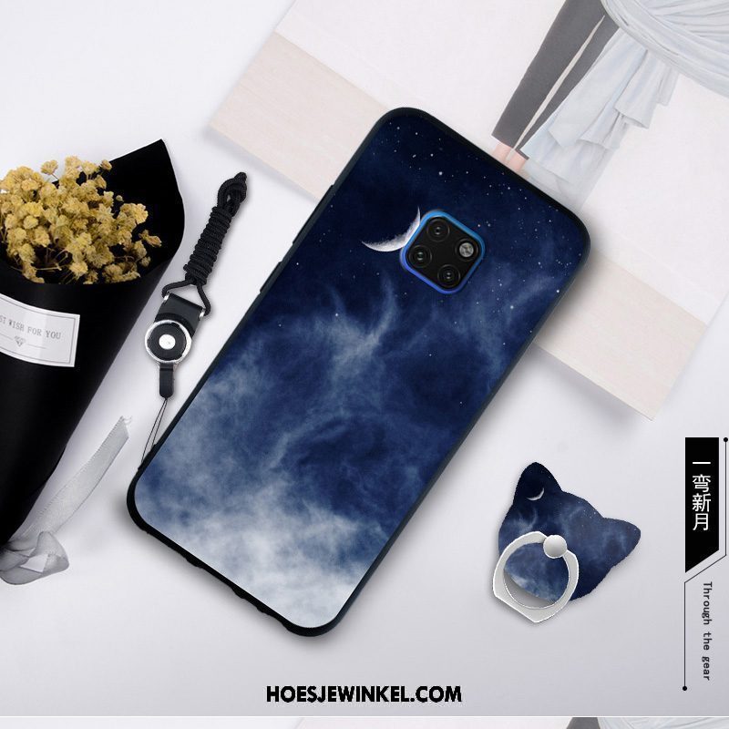 Huawei Mate 20 Rs Hoesje Persoonlijk Siliconen Wit, Huawei Mate 20 Rs Hoesje Kunst Hanger