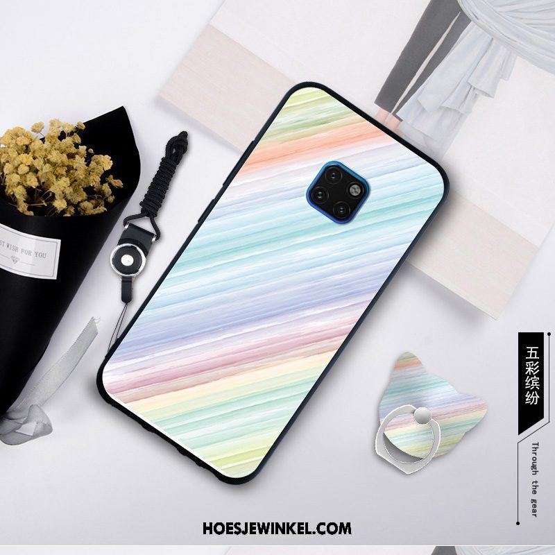 Huawei Mate 20 Rs Hoesje Persoonlijk Siliconen Wit, Huawei Mate 20 Rs Hoesje Kunst Hanger