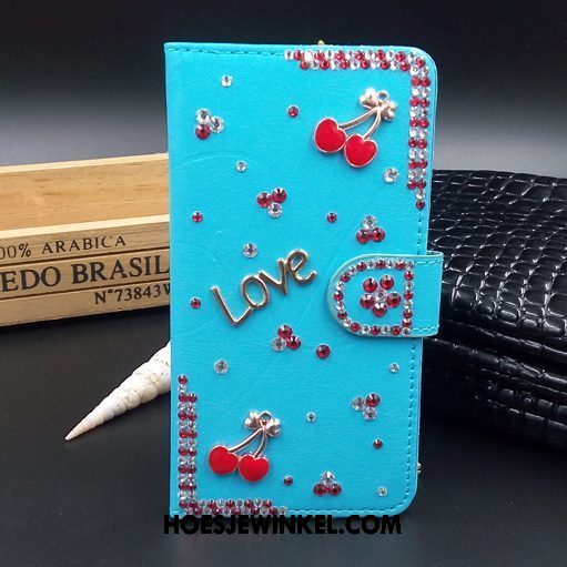 Huawei Mate 20 Rs Hoesje Zwart Folio Mini, Huawei Mate 20 Rs Hoesje Met Strass Rood