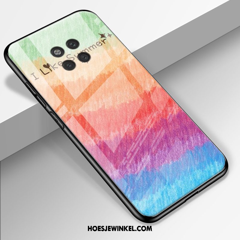 Huawei Mate 20 Rs Hoesje Zwart Hoes Glas, Huawei Mate 20 Rs Hoesje Mobiele Telefoon Bescherming