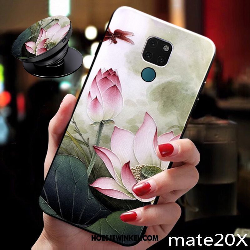 Huawei Mate 20 X Hoesje Accessoires Hoes Chinese Stijl, Huawei Mate 20 X Hoesje All Inclusive Persoonlijk