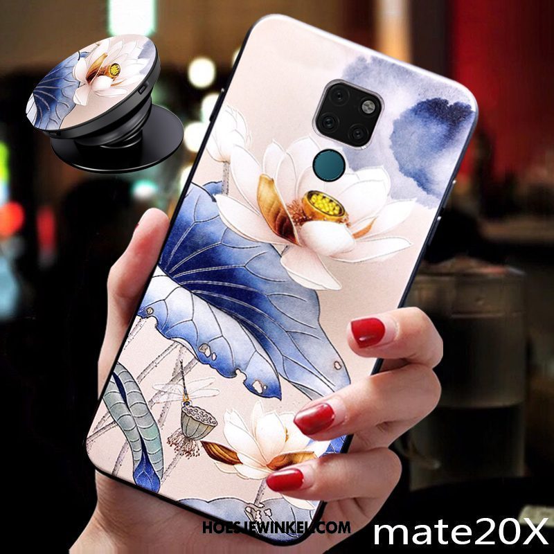 Huawei Mate 20 X Hoesje Accessoires Hoes Chinese Stijl, Huawei Mate 20 X Hoesje All Inclusive Persoonlijk