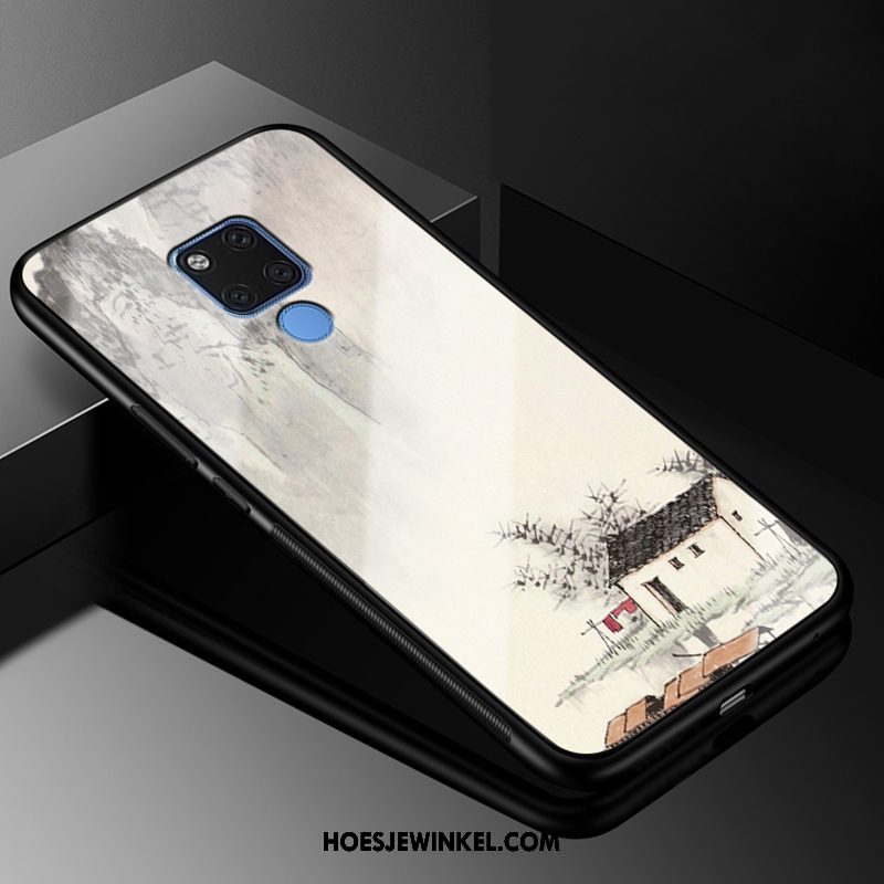 Huawei Mate 20 X Hoesje Anti-fall Zacht Bescherming, Huawei Mate 20 X Hoesje Glas All Inclusive