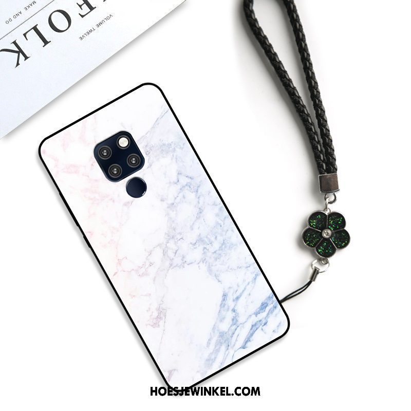 Huawei Mate 20 X Hoesje Bescherming Mobiele Telefoon Lovers, Huawei Mate 20 X Hoesje Anti-fall Blauw