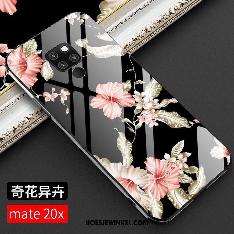 Huawei Mate 20 X Hoesje Donkerblauw Mobiele Telefoon All Inclusive, Huawei Mate 20 X Hoesje Lichte En Dun Persoonlijk