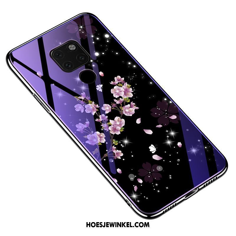 Huawei Mate 20 X Hoesje Gehard Glas Anti-fall Hoes, Huawei Mate 20 X Hoesje All Inclusive Plating