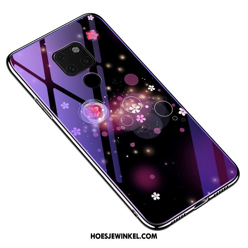 Huawei Mate 20 X Hoesje Gehard Glas Anti-fall Hoes, Huawei Mate 20 X Hoesje All Inclusive Plating