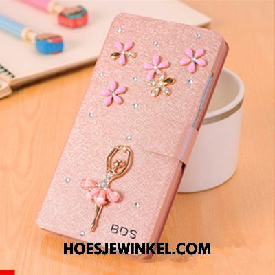 Huawei Mate 20 X Hoesje Met Strass Leren Etui Doorzichtig, Huawei Mate 20 X Hoesje Mobiele Telefoon Zacht