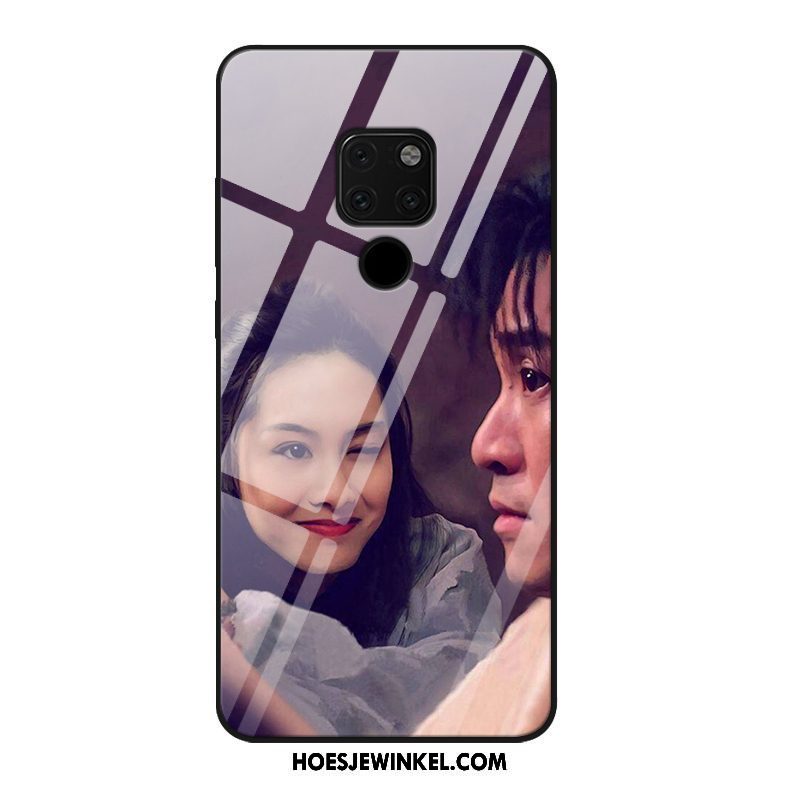 Huawei Mate 20 X Hoesje Mobiele Telefoon Grote Purper, Huawei Mate 20 X Hoesje Pas Lovers