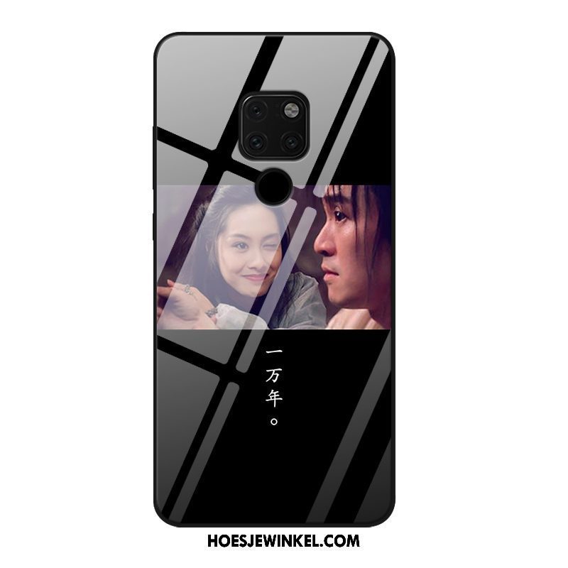 Huawei Mate 20 X Hoesje Mobiele Telefoon Grote Purper, Huawei Mate 20 X Hoesje Pas Lovers