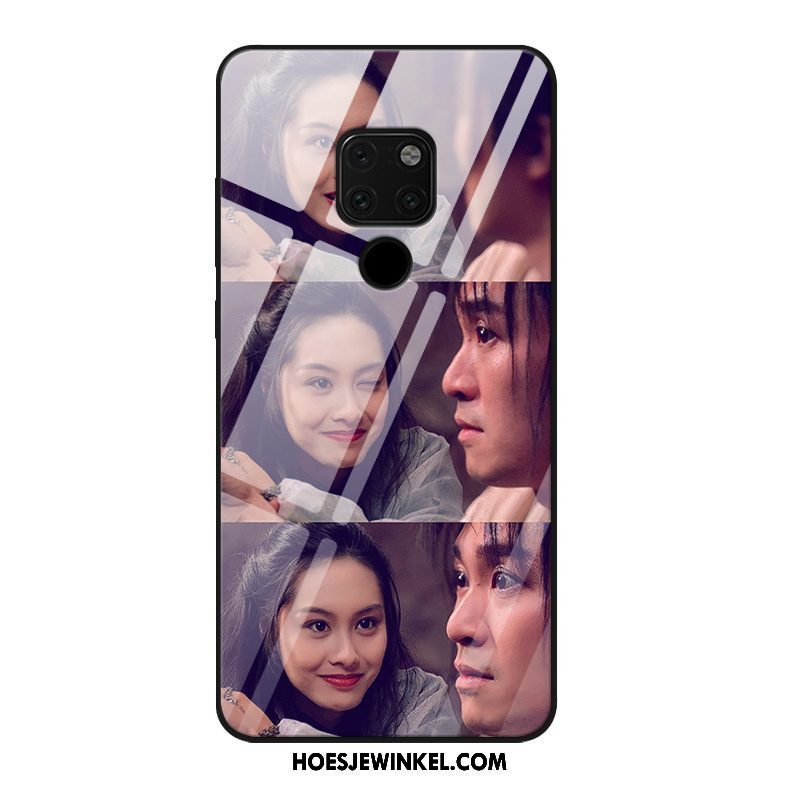 Huawei Mate 20 X Hoesje Mobiele Telefoon Grote Purper, Huawei Mate 20 X Hoesje Pas Lovers