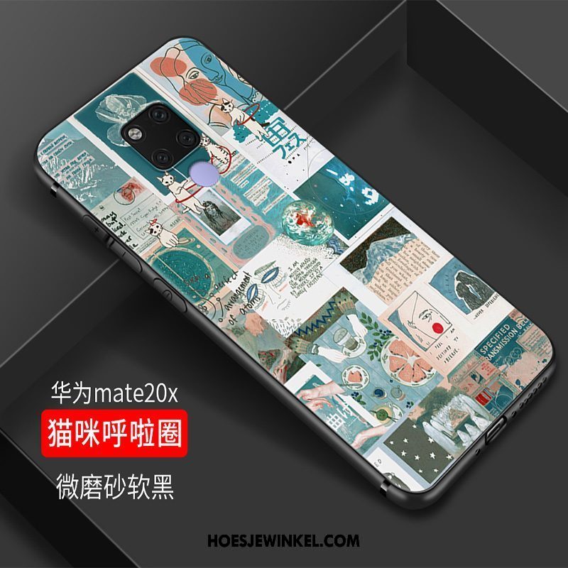 Huawei Mate 20 X Hoesje Rood Mini Vers, Huawei Mate 20 X Hoesje Siliconen Mobiele Telefoon