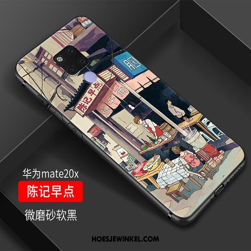 Huawei Mate 20 X Hoesje Rood Mini Vers, Huawei Mate 20 X Hoesje Siliconen Mobiele Telefoon