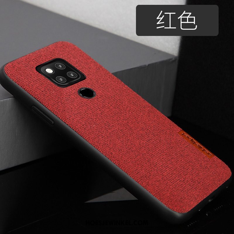 Huawei Mate 20 X Hoesje Zacht Mobiele Telefoon Hoes, Huawei Mate 20 X Hoesje Rood Trendy Merk