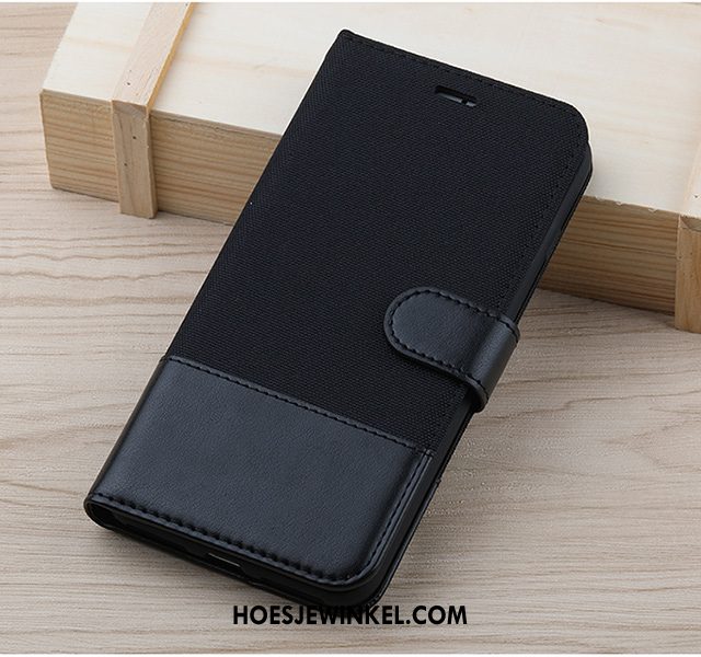 Huawei Mate 30 Hoesje All Inclusive Leren Etui Mobiele Telefoon, Huawei Mate 30 Hoesje Folio Zwart