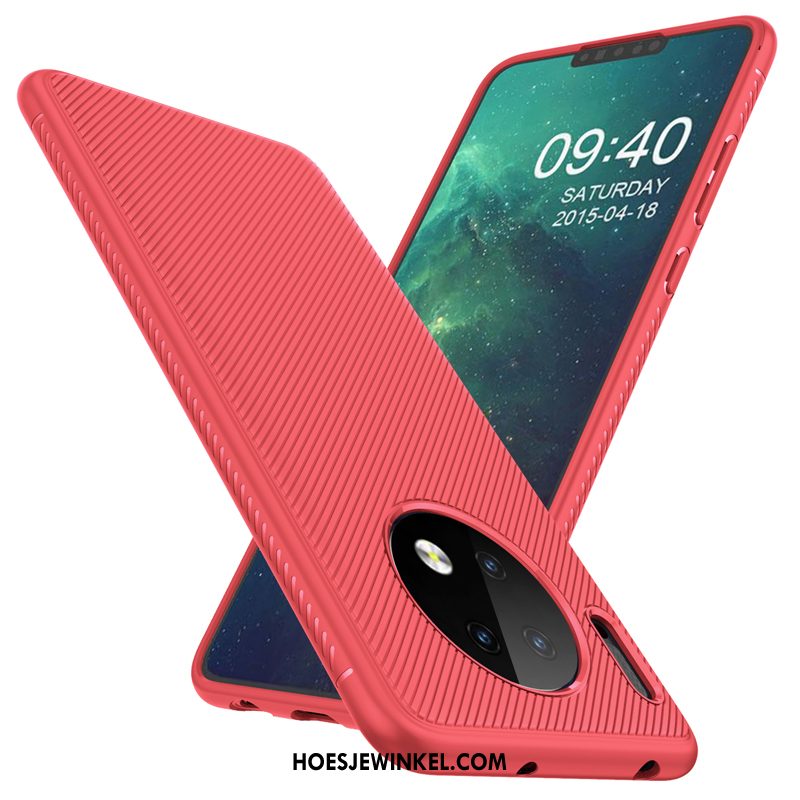 Huawei Mate 30 Hoesje All Inclusive Mobiele Telefoon Siliconen, Huawei Mate 30 Hoesje Blauw Bescherming