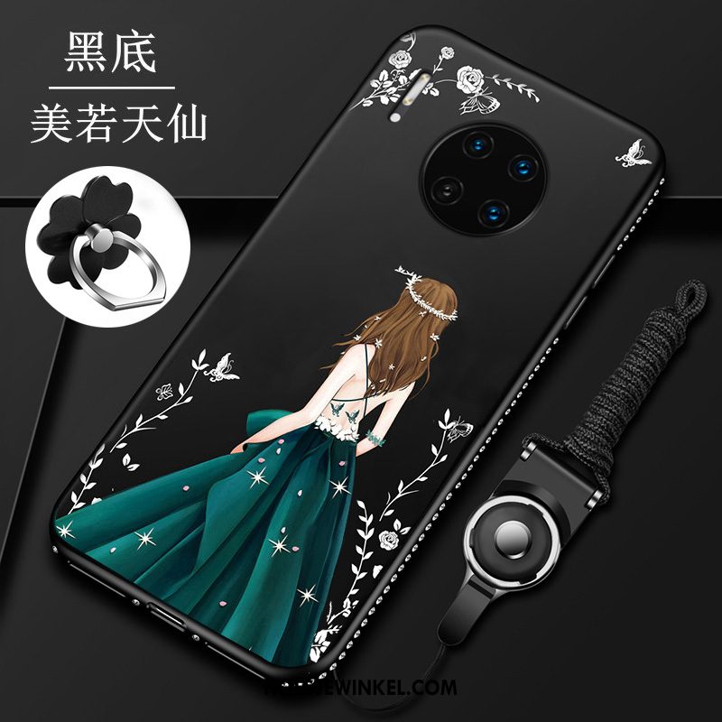 Huawei Mate 30 Hoesje Dame Anti-fall Persoonlijk, Huawei Mate 30 Hoesje Strass Hoes