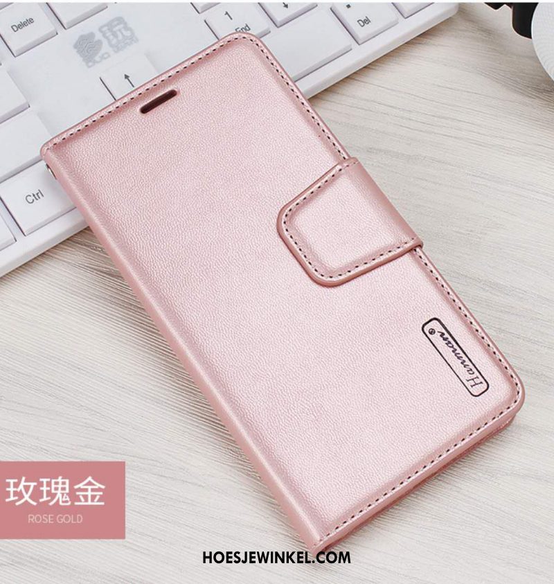 Huawei Mate 30 Hoesje Hanger All Inclusive Folio, Huawei Mate 30 Hoesje Mobiele Telefoon Roze