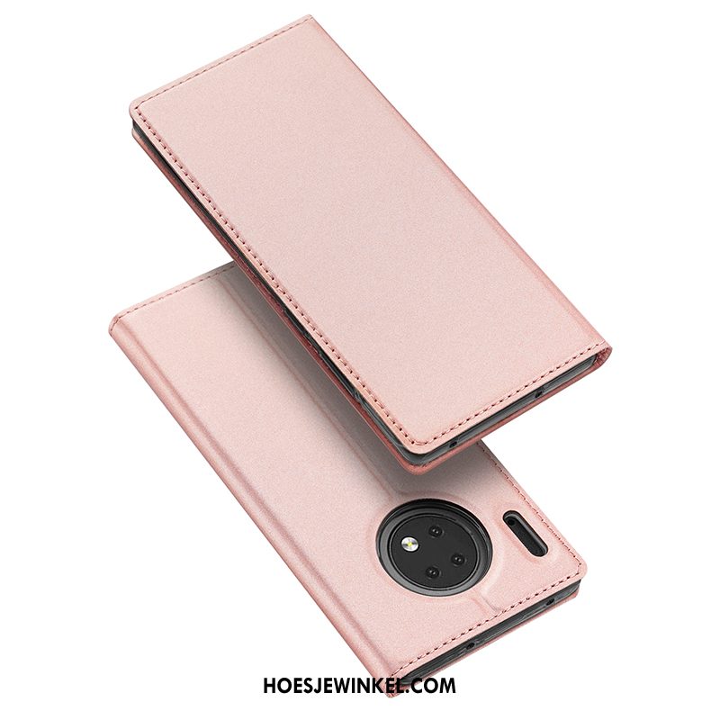 Huawei Mate 30 Hoesje Hoes Nieuw Blauw, Huawei Mate 30 Hoesje Bescherming Kaart