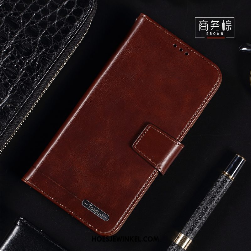 Huawei Mate 30 Hoesje Kaart Leren Etui Anti-fall, Huawei Mate 30 Hoesje Folio Bescherming