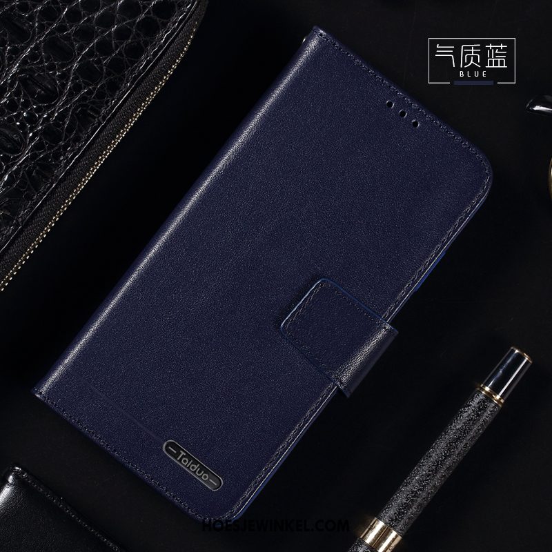 Huawei Mate 30 Hoesje Kaart Leren Etui Anti-fall, Huawei Mate 30 Hoesje Folio Bescherming