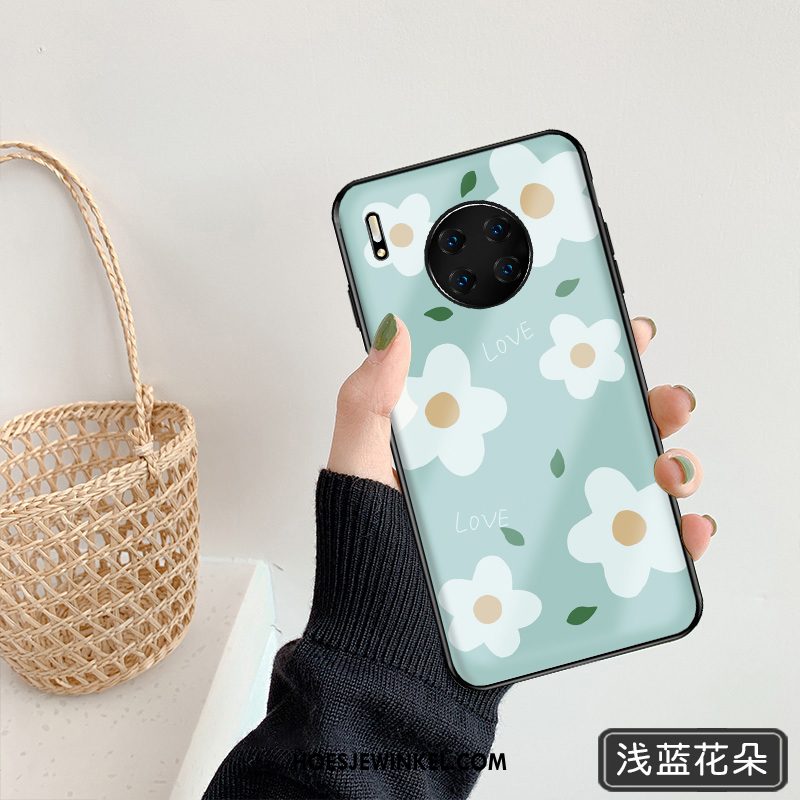 Huawei Mate 30 Hoesje Trendy Merk Spiegel Lovers, Huawei Mate 30 Hoesje Anti-fall High End