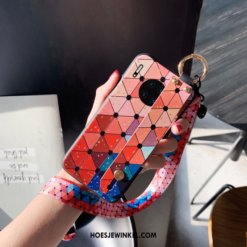 Huawei Mate 30 Hoesje Trendy Merk Zacht Scheppend, Huawei Mate 30 Hoesje Mode Mobiele Telefoon