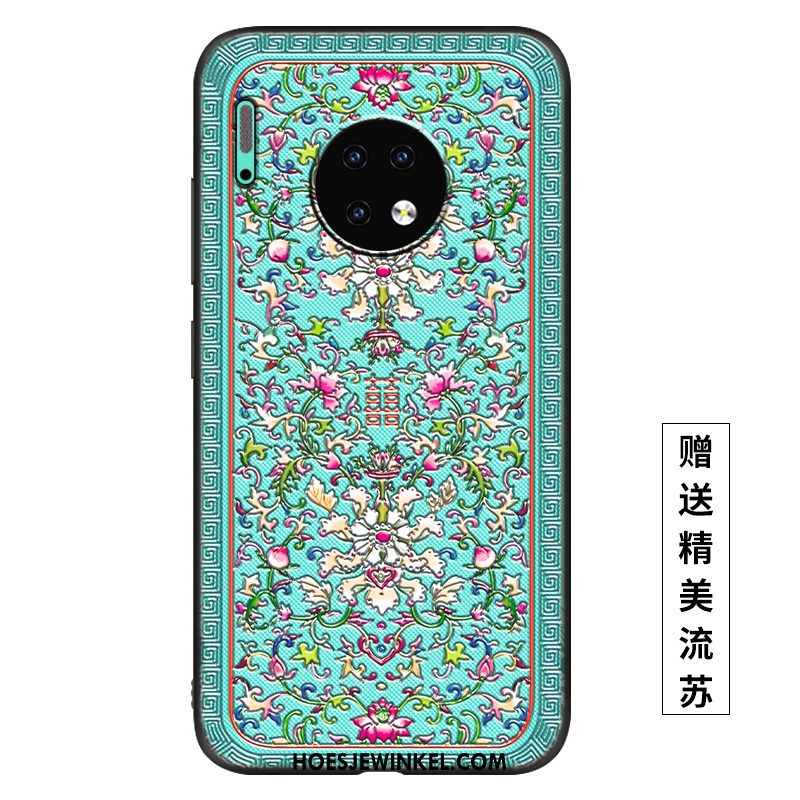 Huawei Mate 30 Hoesje Vintage Net Red Paleis, Huawei Mate 30 Hoesje Wind Mobiele Telefoon