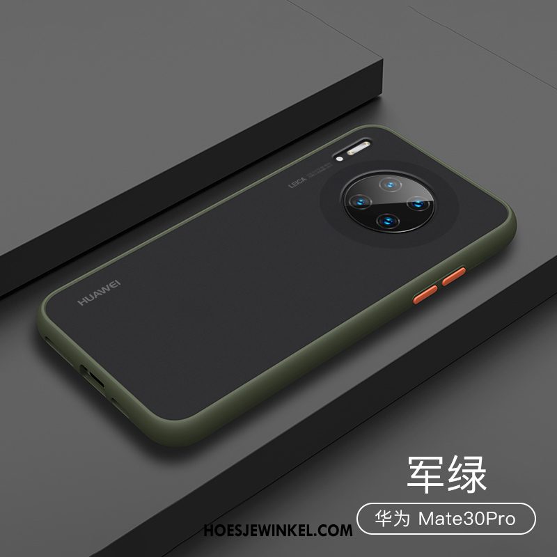 Huawei Mate 30 Pro Hoesje All Inclusive Doorzichtig Trendy Merk, Huawei Mate 30 Pro Hoesje Bescherming Zacht