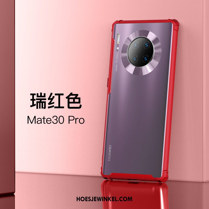 Huawei Mate 30 Pro Hoesje All Inclusive Groen Zacht, Huawei Mate 30 Pro Hoesje High End Doorzichtig