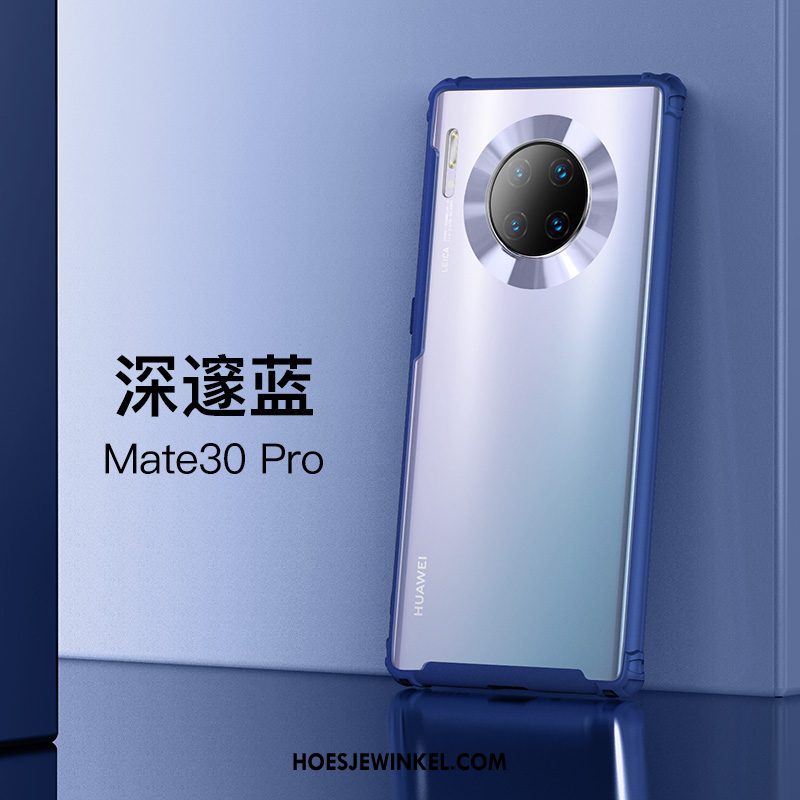 Huawei Mate 30 Pro Hoesje All Inclusive Groen Zacht, Huawei Mate 30 Pro Hoesje High End Doorzichtig