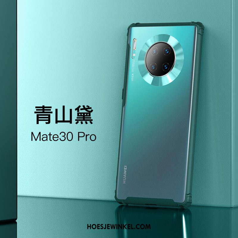 Huawei Mate 30 Pro Hoesje All Inclusive Groen Zacht, Huawei Mate 30 Pro Hoesje High End Doorzichtig
