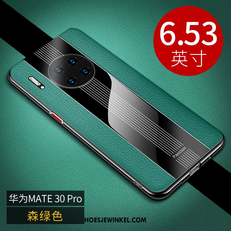 Huawei Mate 30 Pro Hoesje All Inclusive Leer Zacht, Huawei Mate 30 Pro Hoesje Siliconen Nieuw