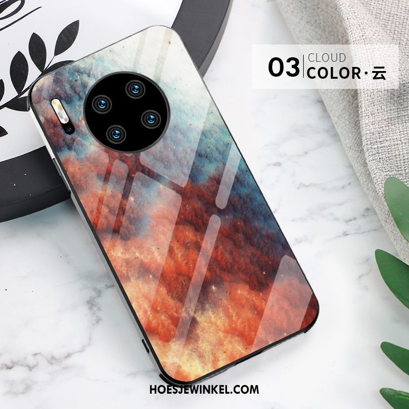 Huawei Mate 30 Pro Hoesje All Inclusive Spiegel Dun, Huawei Mate 30 Pro Hoesje Mobiele Telefoon Trendy Merk