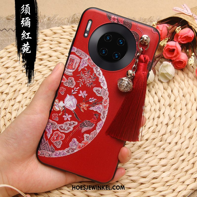 Huawei Mate 30 Pro Hoesje Anti-fall Chinese Stijl Scheppend, Huawei Mate 30 Pro Hoesje All Inclusive Mobiele Telefoon